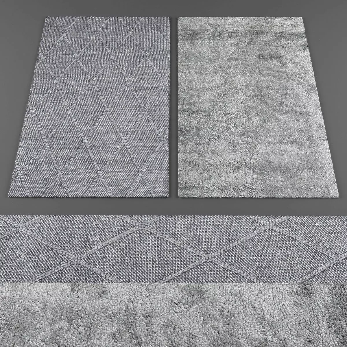 Rugs collection 106 Low-poly 3D model_0