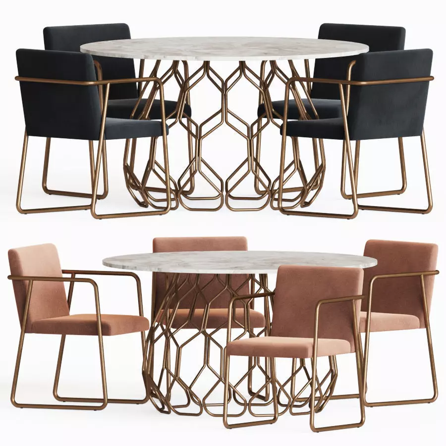 Dining Set 73 3D model