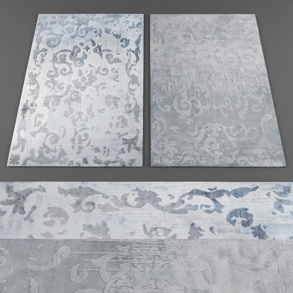 Rugs collection 111 Low-poly 3D model_2