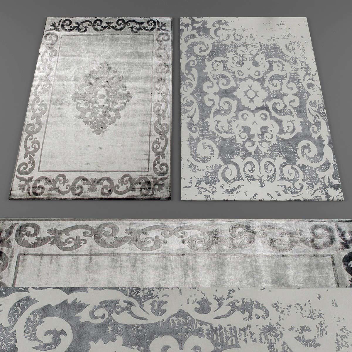 Rugs collection 113 Low-poly 3D model_1