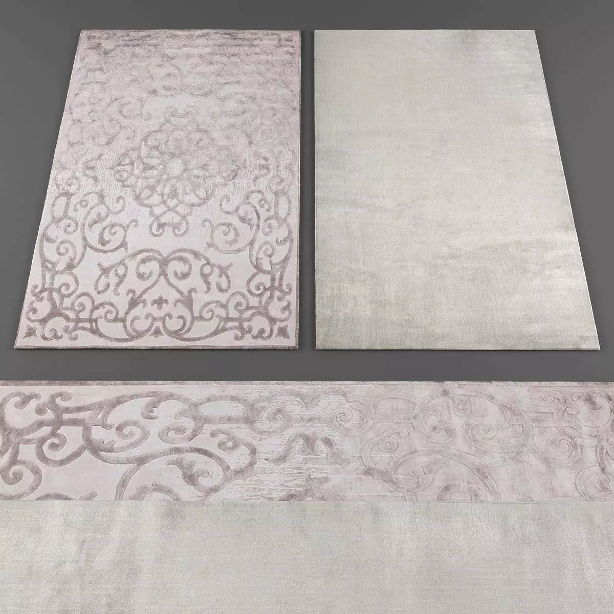 Rugs collection 113 Low-poly 3D model_0