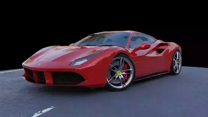 Ferrari 488 3D model