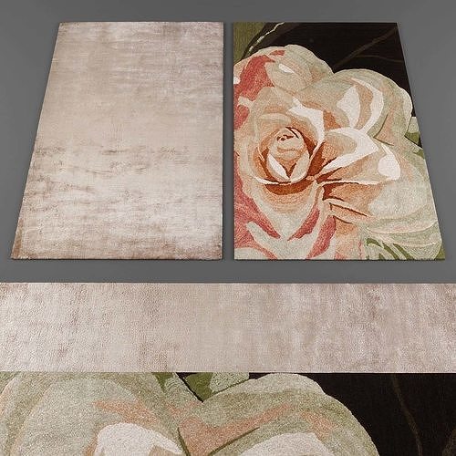 Rugs collection 114 Low-poly 3D model