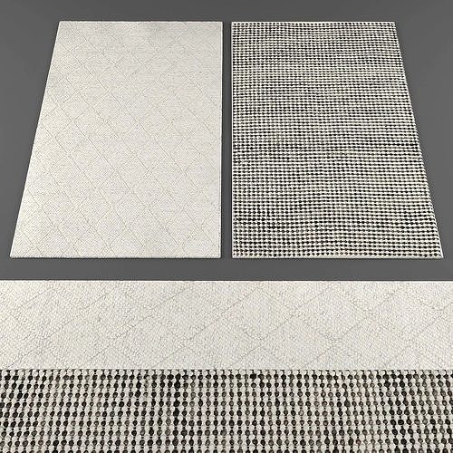 Rugs collection 117 Low-poly 3D model