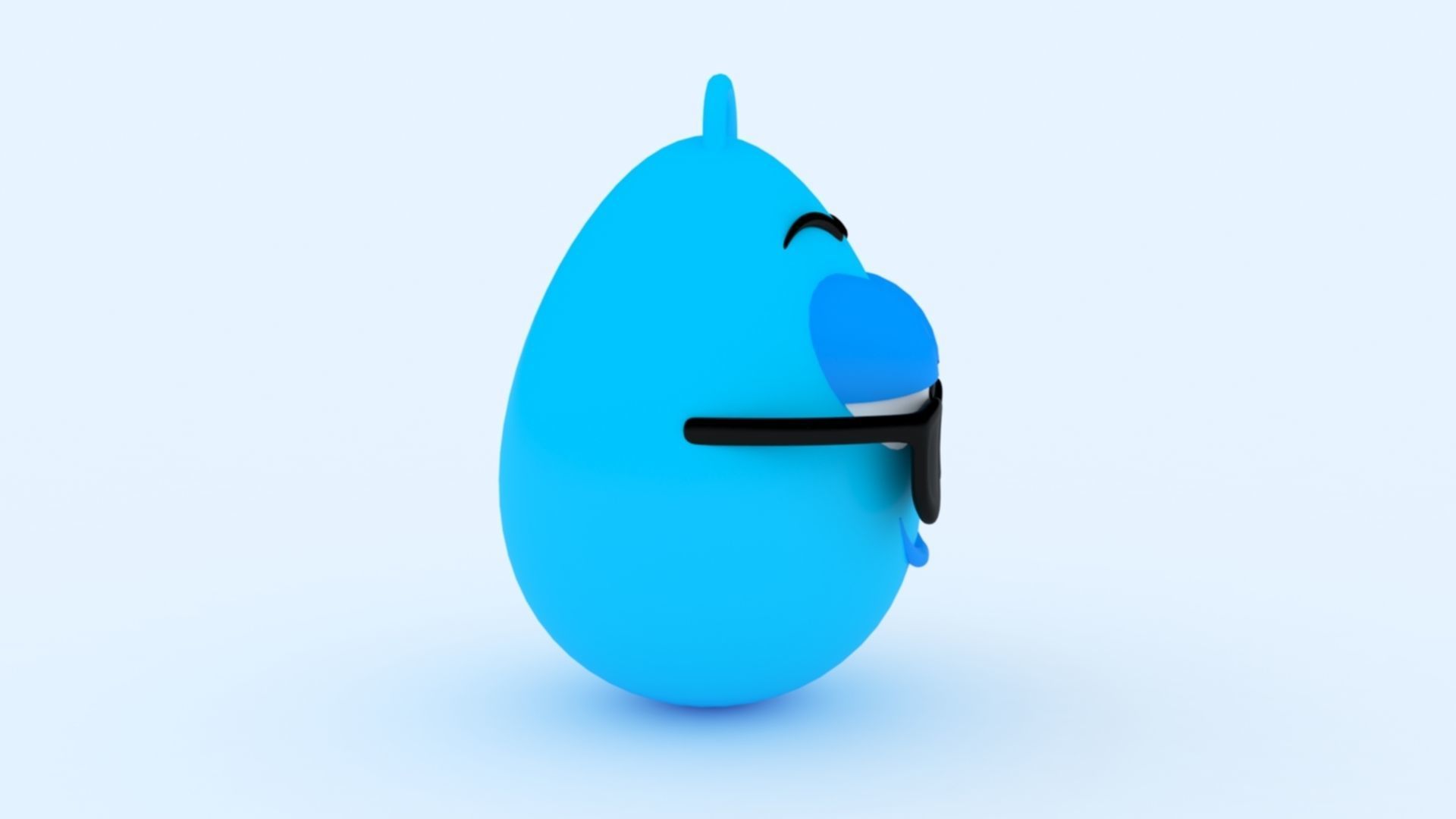 Cool Emoji KeyChain 3D print model_2