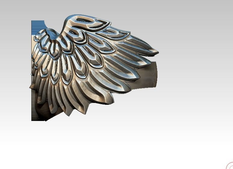 Knight Templar Ring Masonic College Style Wing 3D print model_2