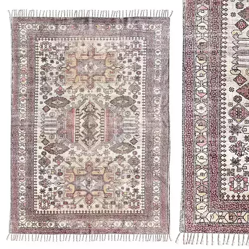 Urban Outfitters  Katya Printed Jute Chenille Rug