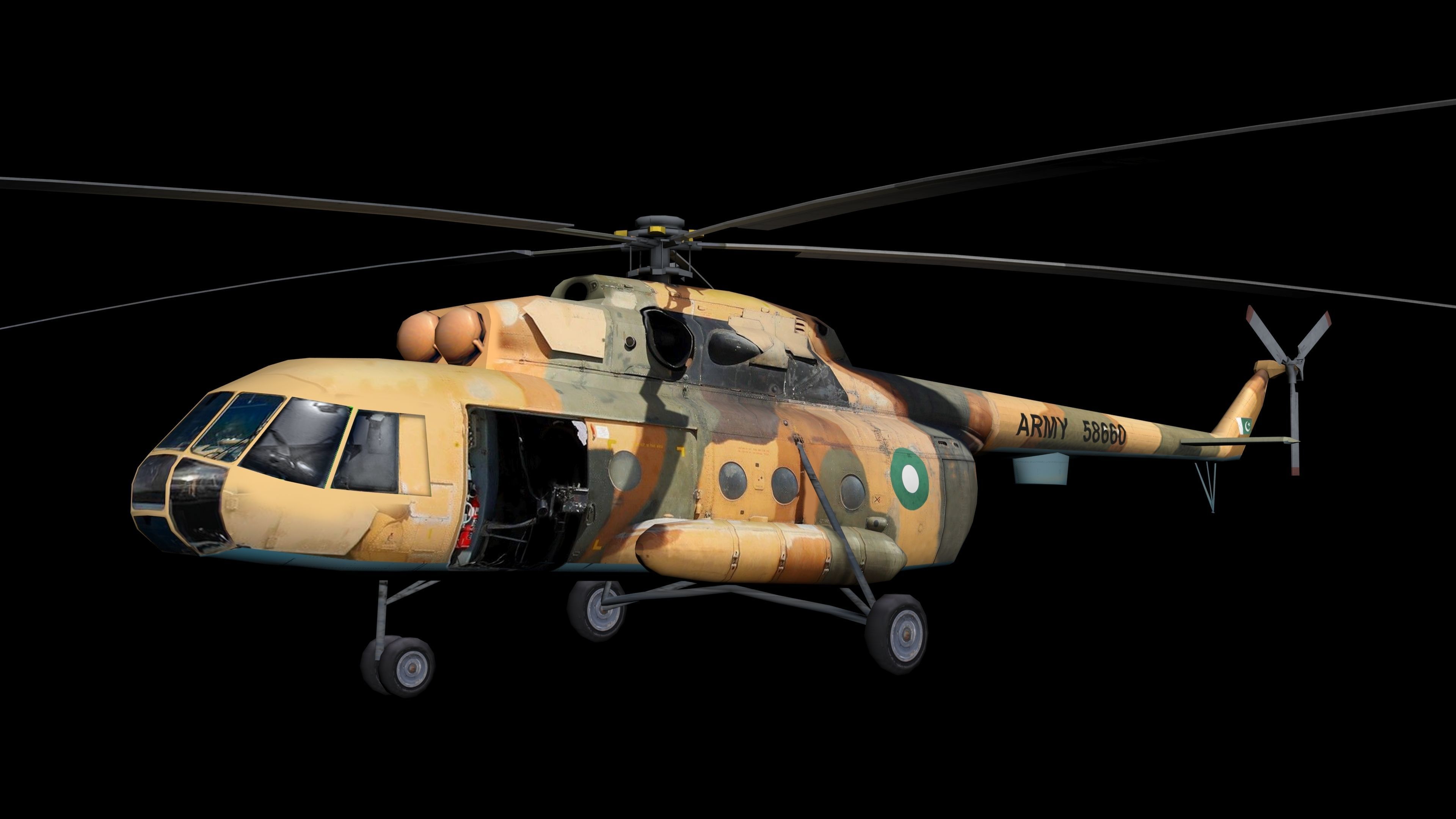Low Polygon Mi-17