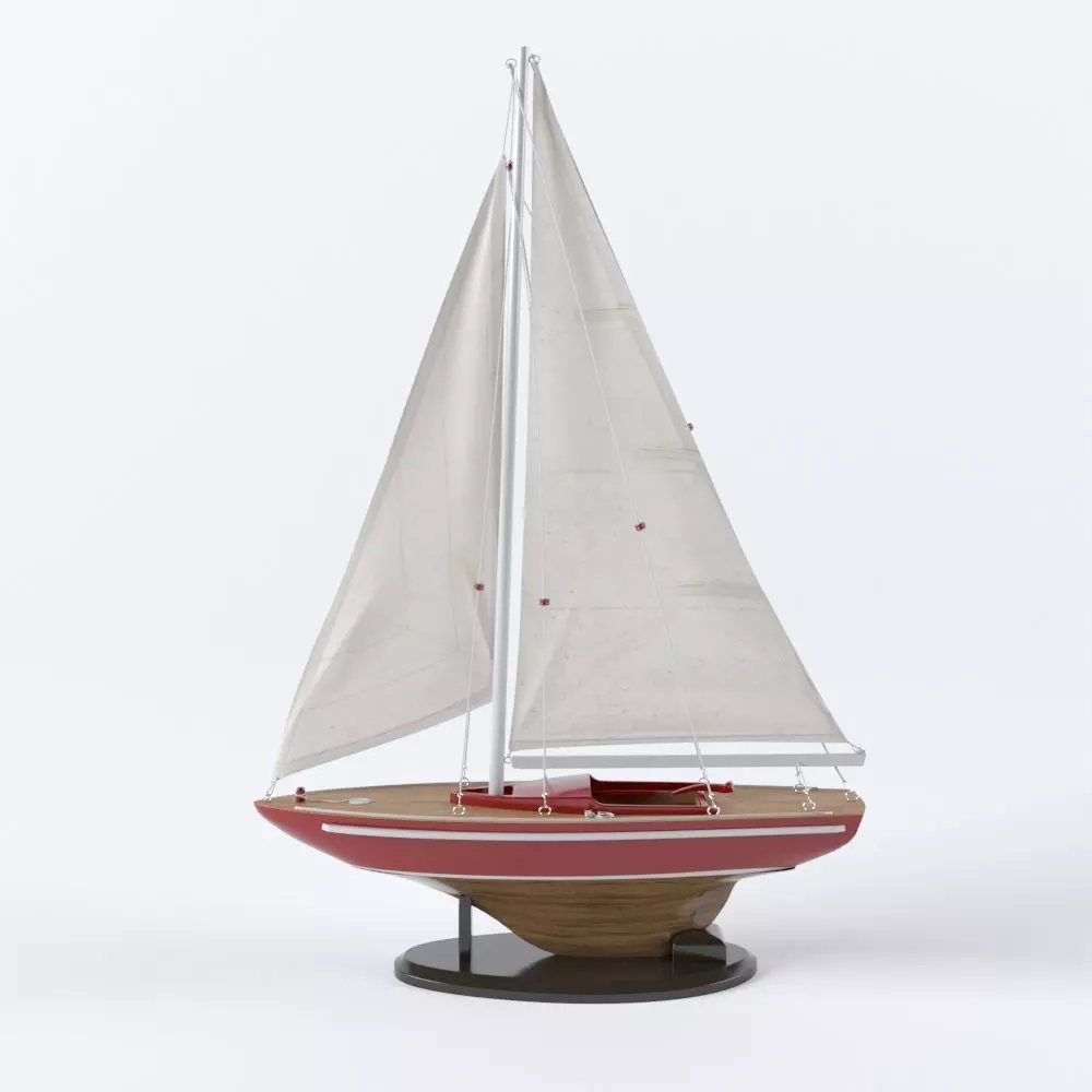 Sailboat decoration 3D model
