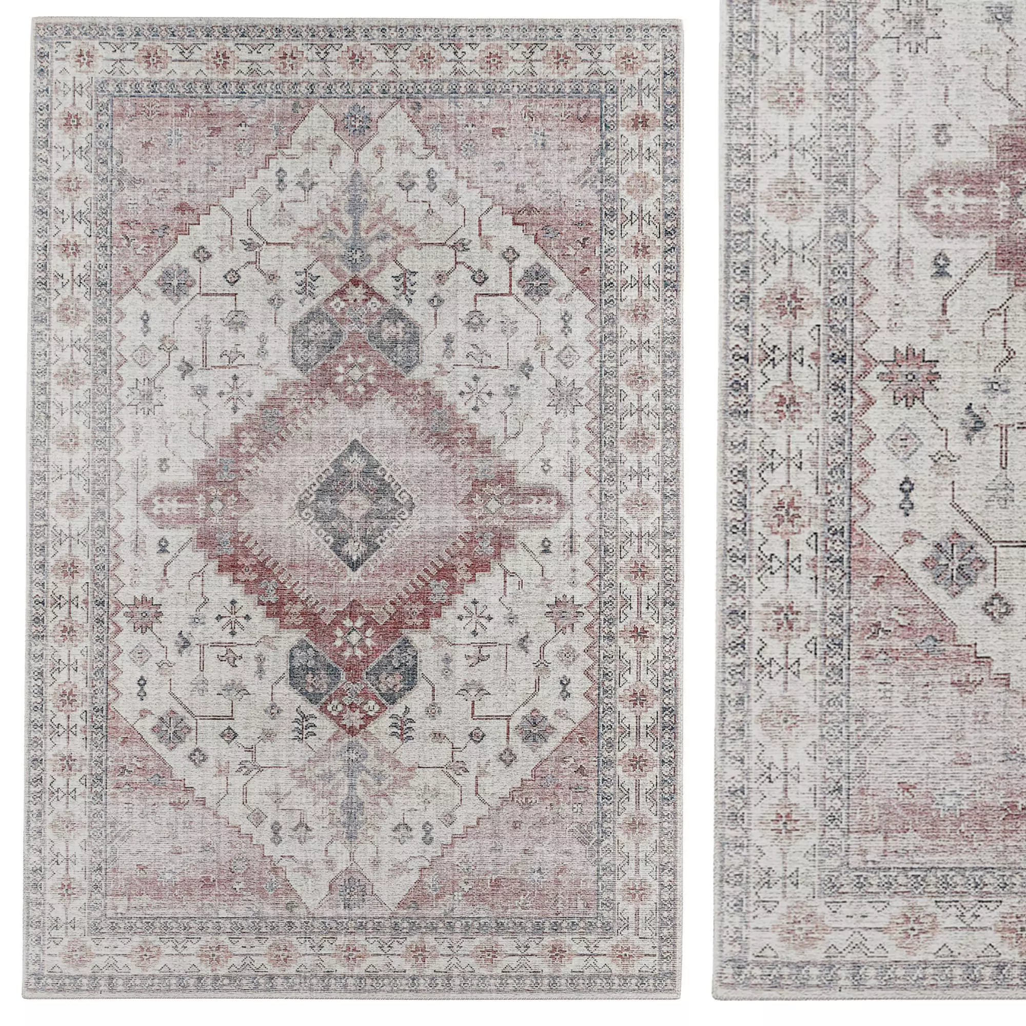 Urban Outfitters Willa Printed Rug 3D model