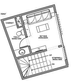 Compact House Concept 3D print model_2