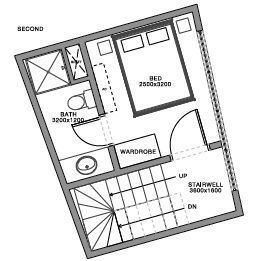Compact House Concept 3D print model_3
