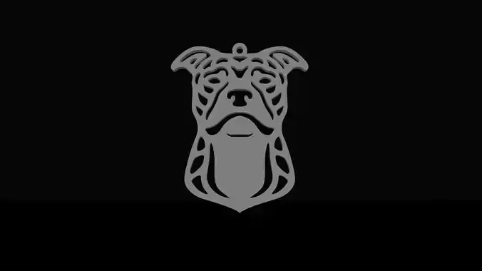 Pitbull American bull pendant