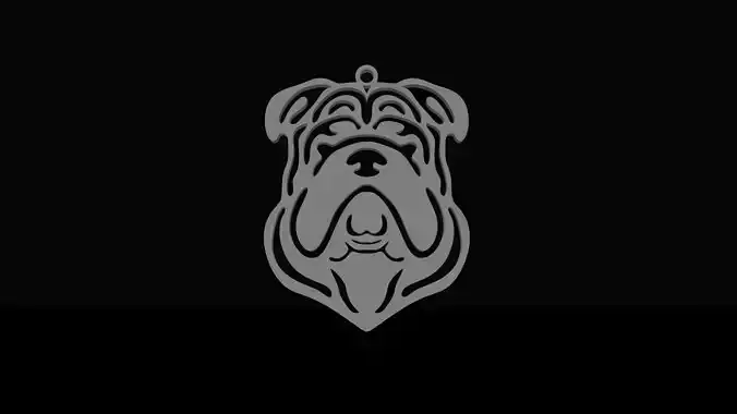 English Bulldog pendant