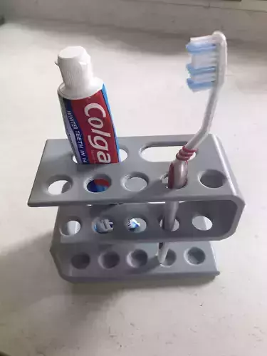 Modern Toothbrush holder 3D print model