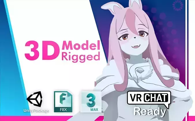 Nazuna BNA Brand New Animal 3D model