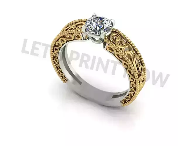 Solitair With Filigree