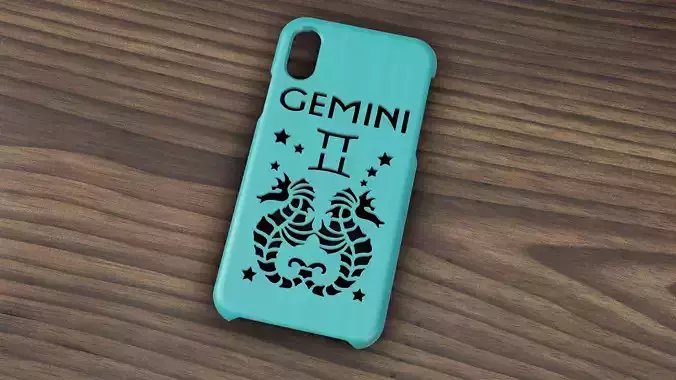CAECASA IPHONE X-XS GEMINI 3D model