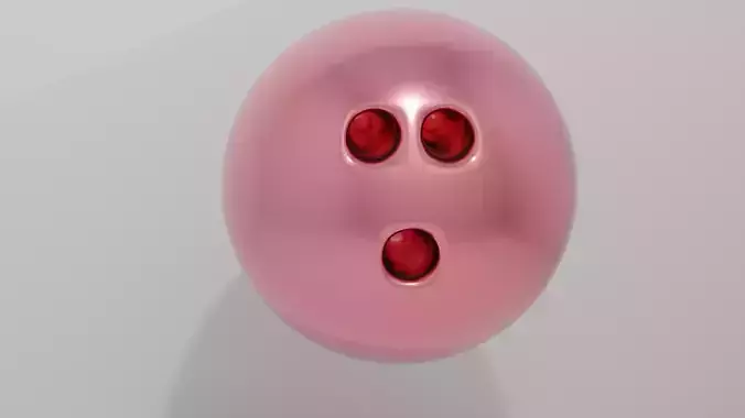 Bronze Bowling Ball 3D model