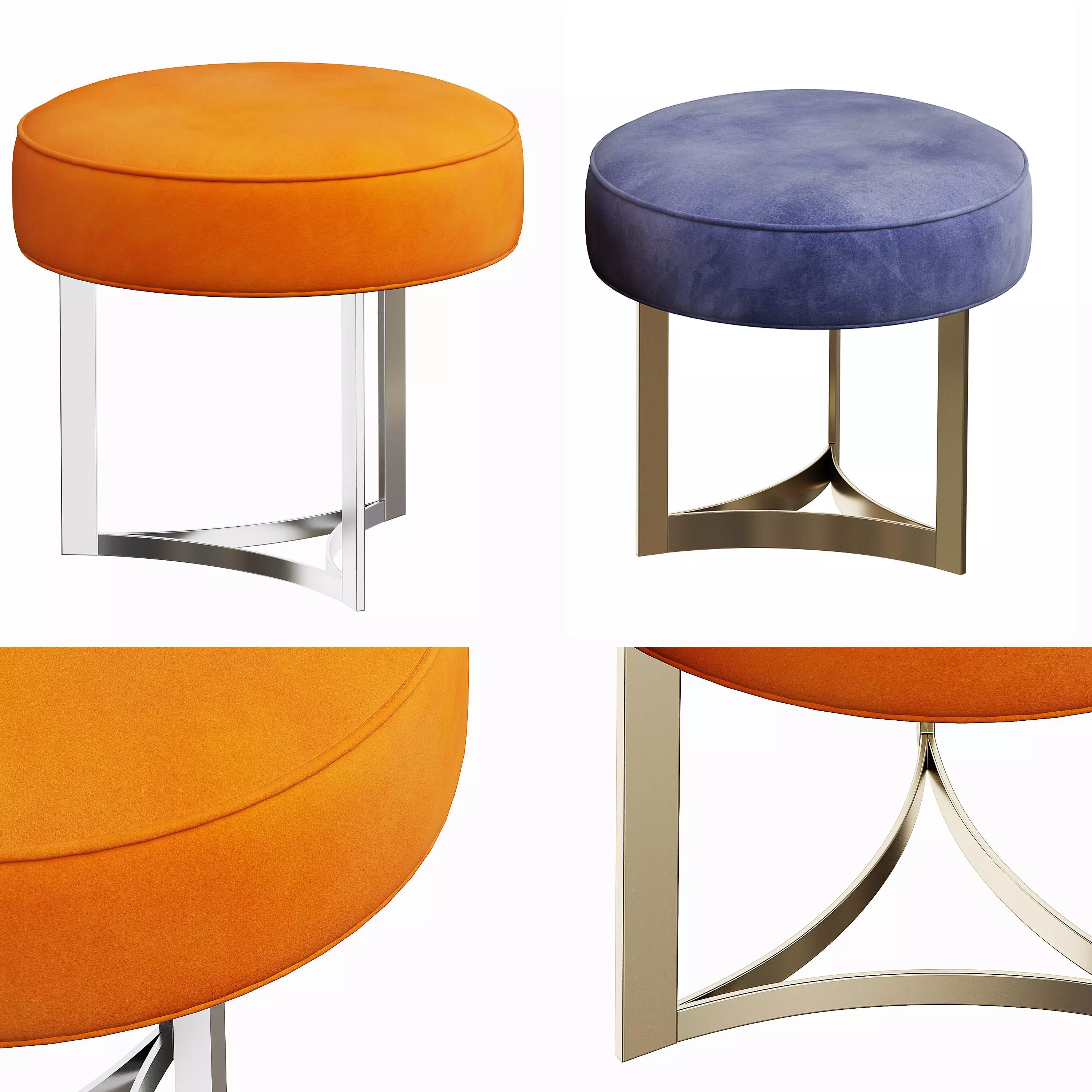 My Imagination Mone Poufs 3D model_0