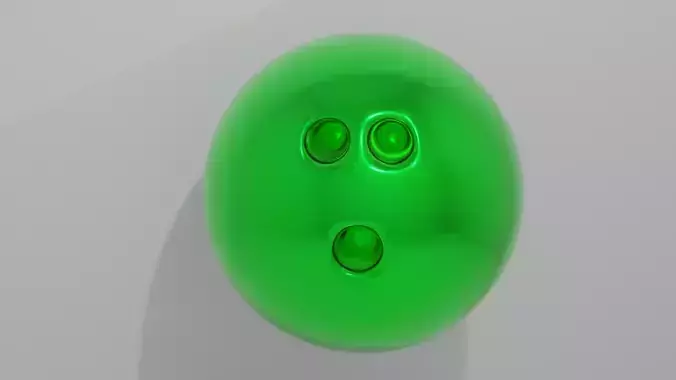 Green Bowling Ball