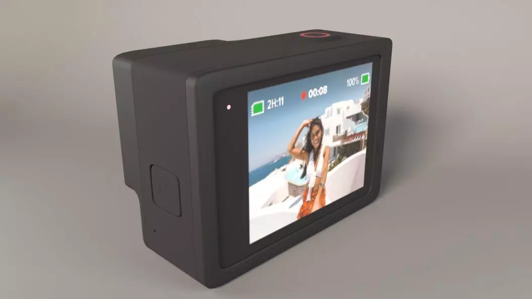 GoPro Hero 8 Black 3D model 3D model_0