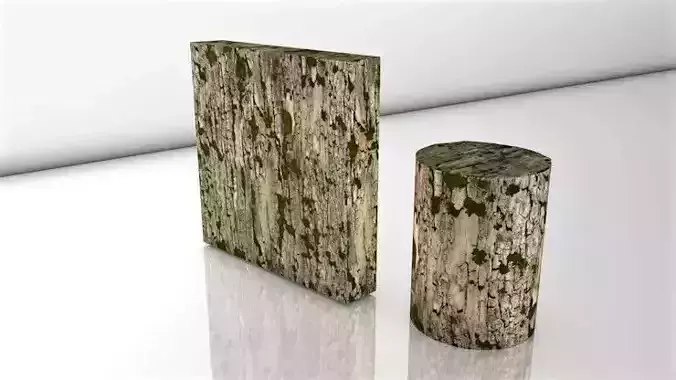 REALISTIC TILEABLE PBR MOSSY WOOD TEXTURE