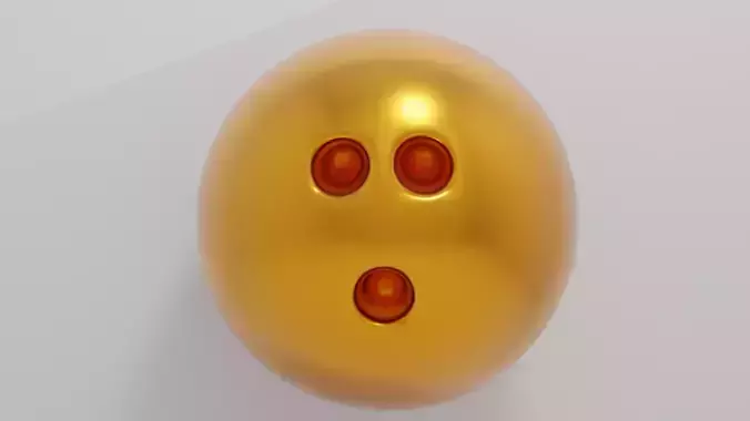 Gold Bowling Ball