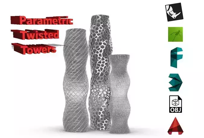 Twisted Skyscrapers Grasshopper script