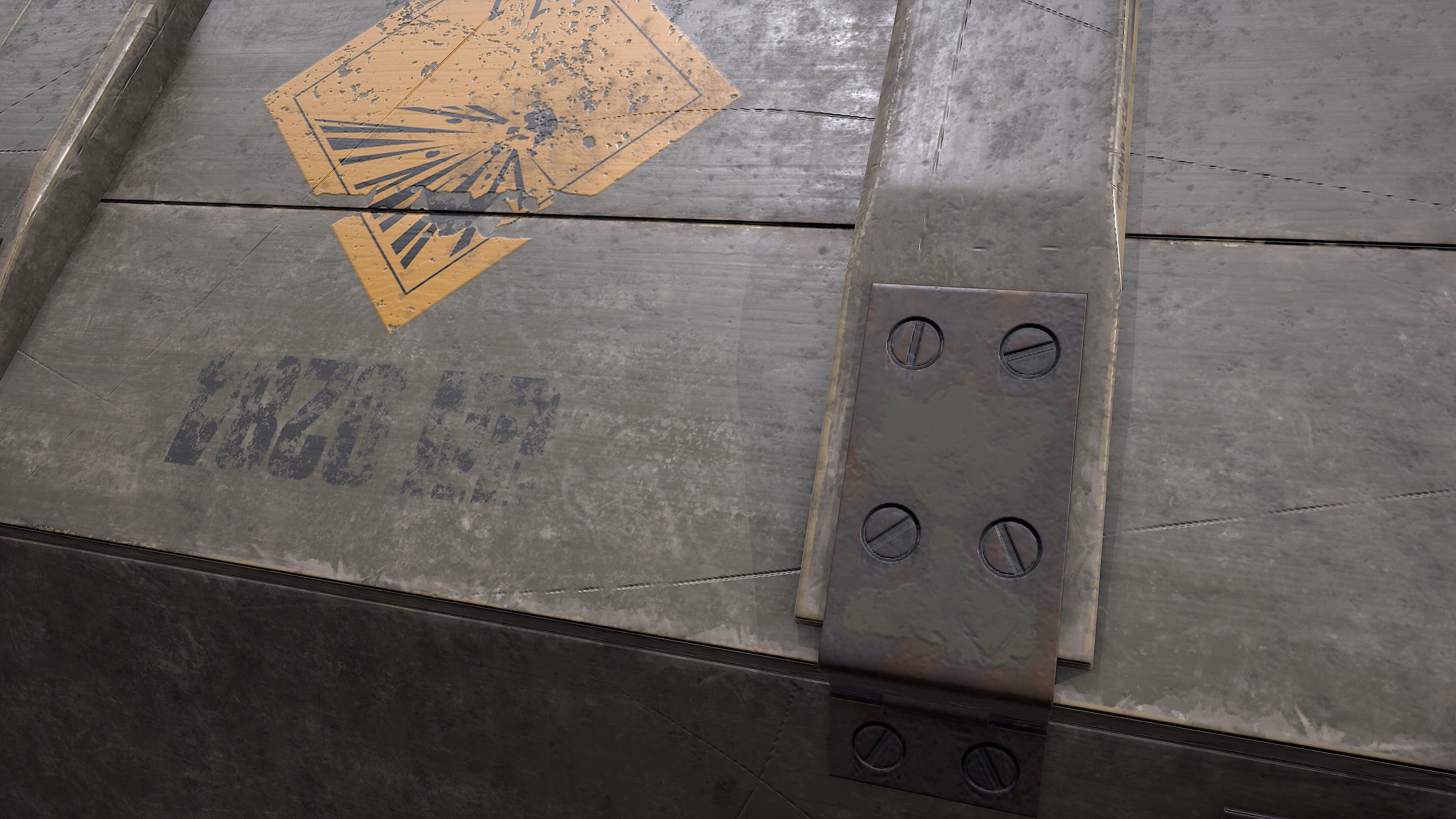 AMMO BOX Low-poly 3D model_14