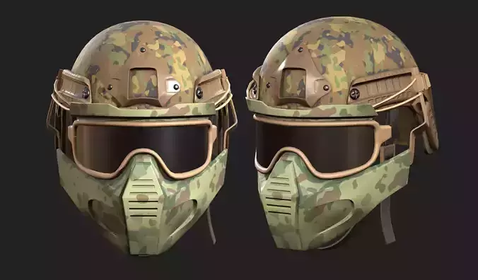 Helmet mask millitary combat soldier armor scifi 