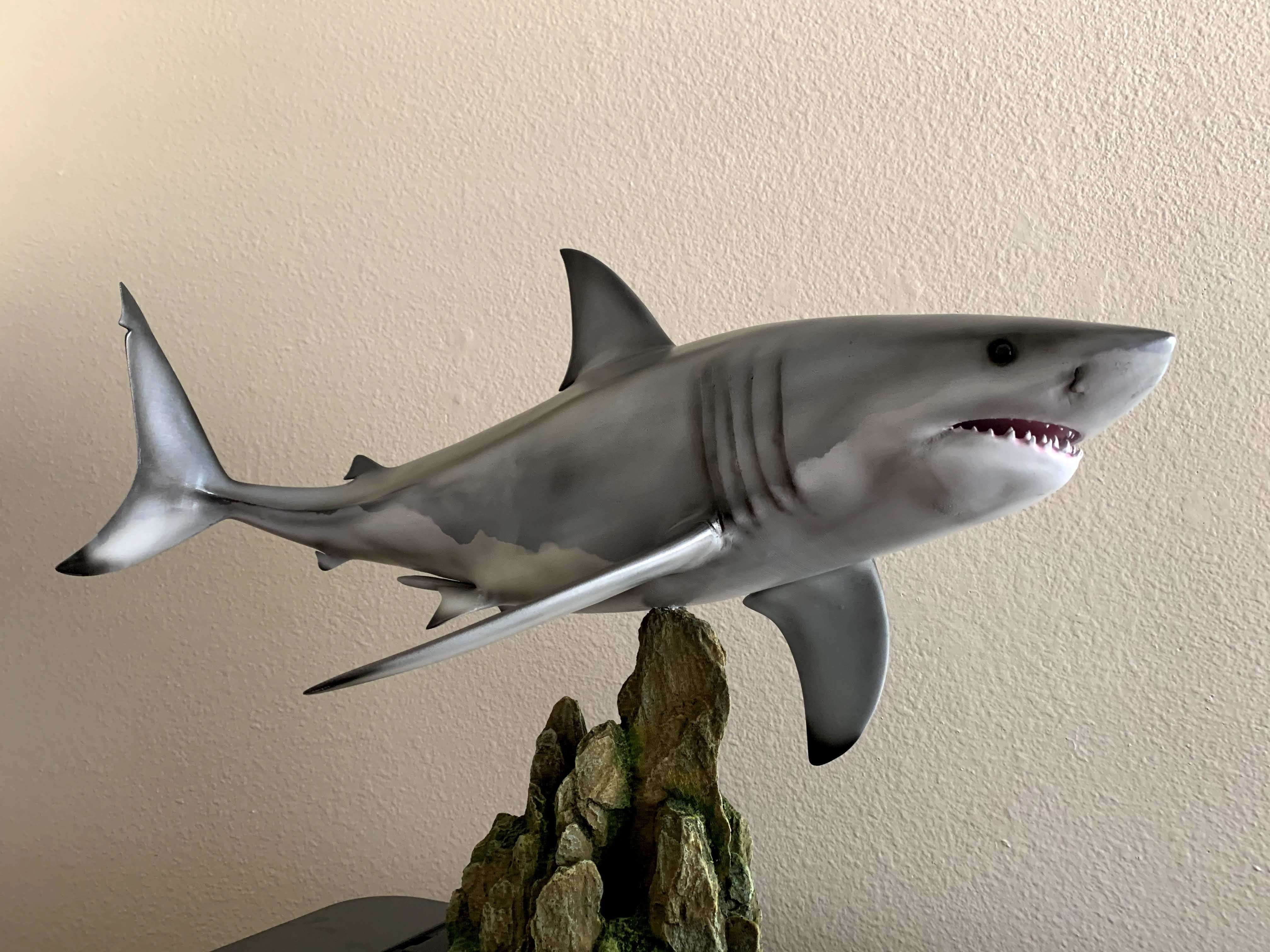 Great White Turn 3D Printable Model 3D print model_33