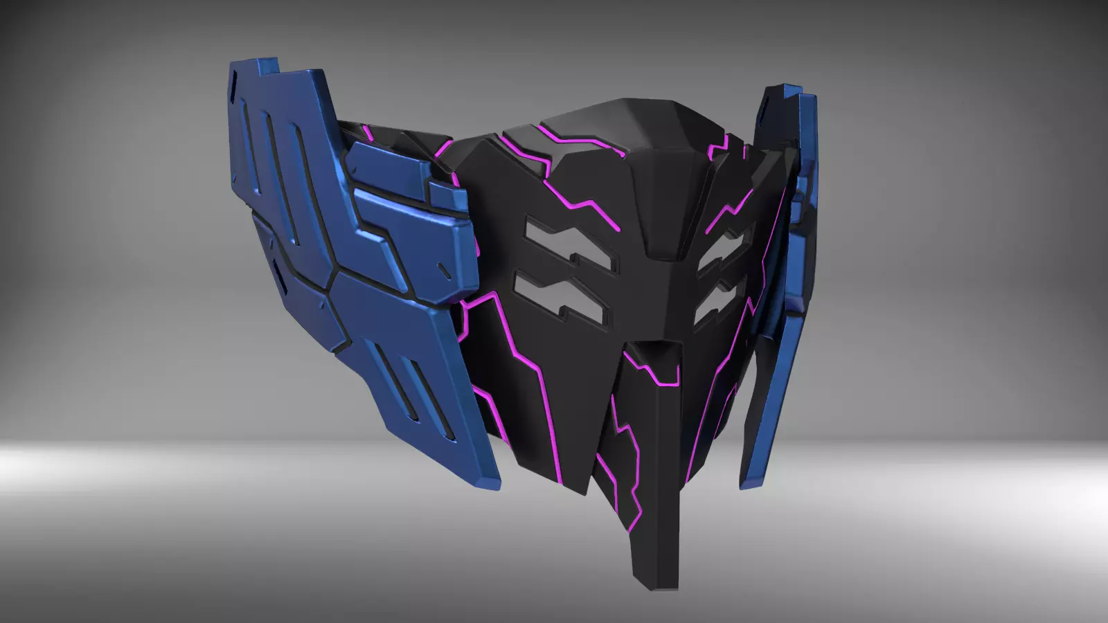 Vidar Mecha Mask 3D print model_0