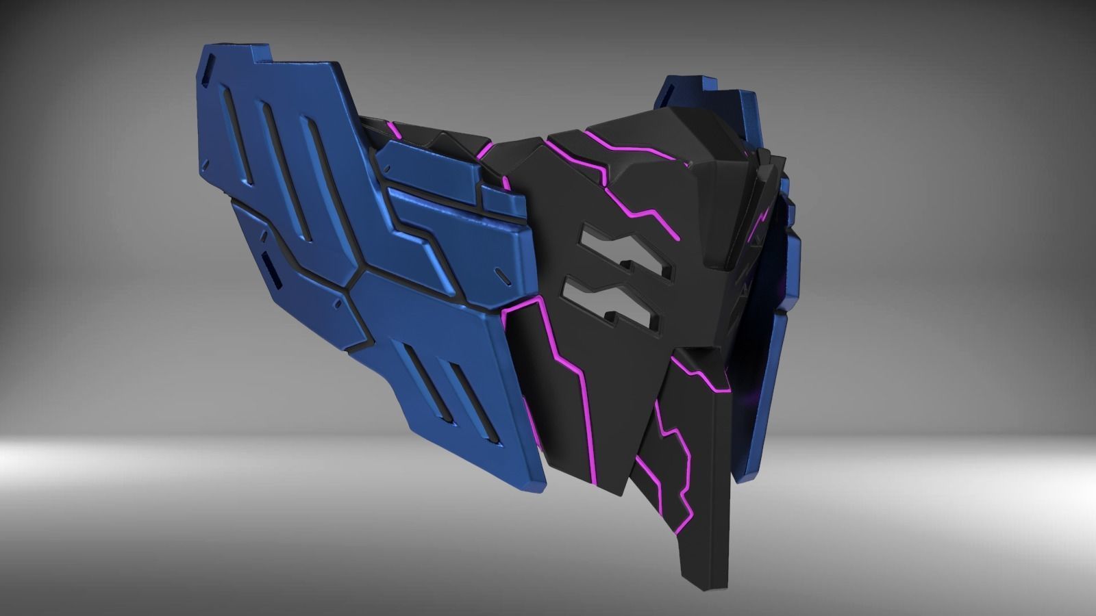 Vidar Mecha Mask 3D print model_1