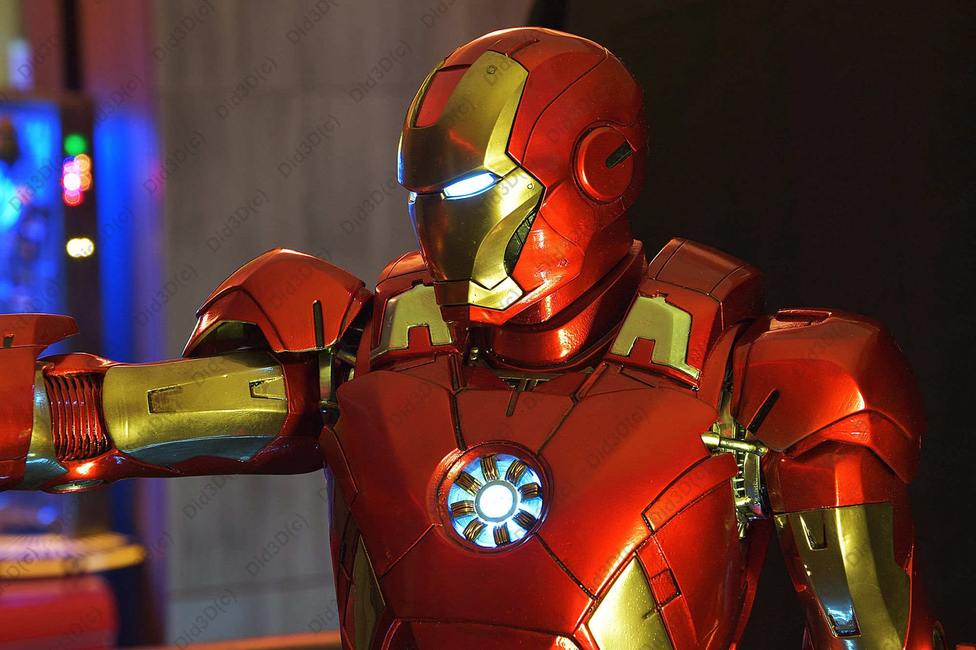IRON MAN Mark 7 HQ 62cm 1-3Scale 3D Print Ready 3D print model_4