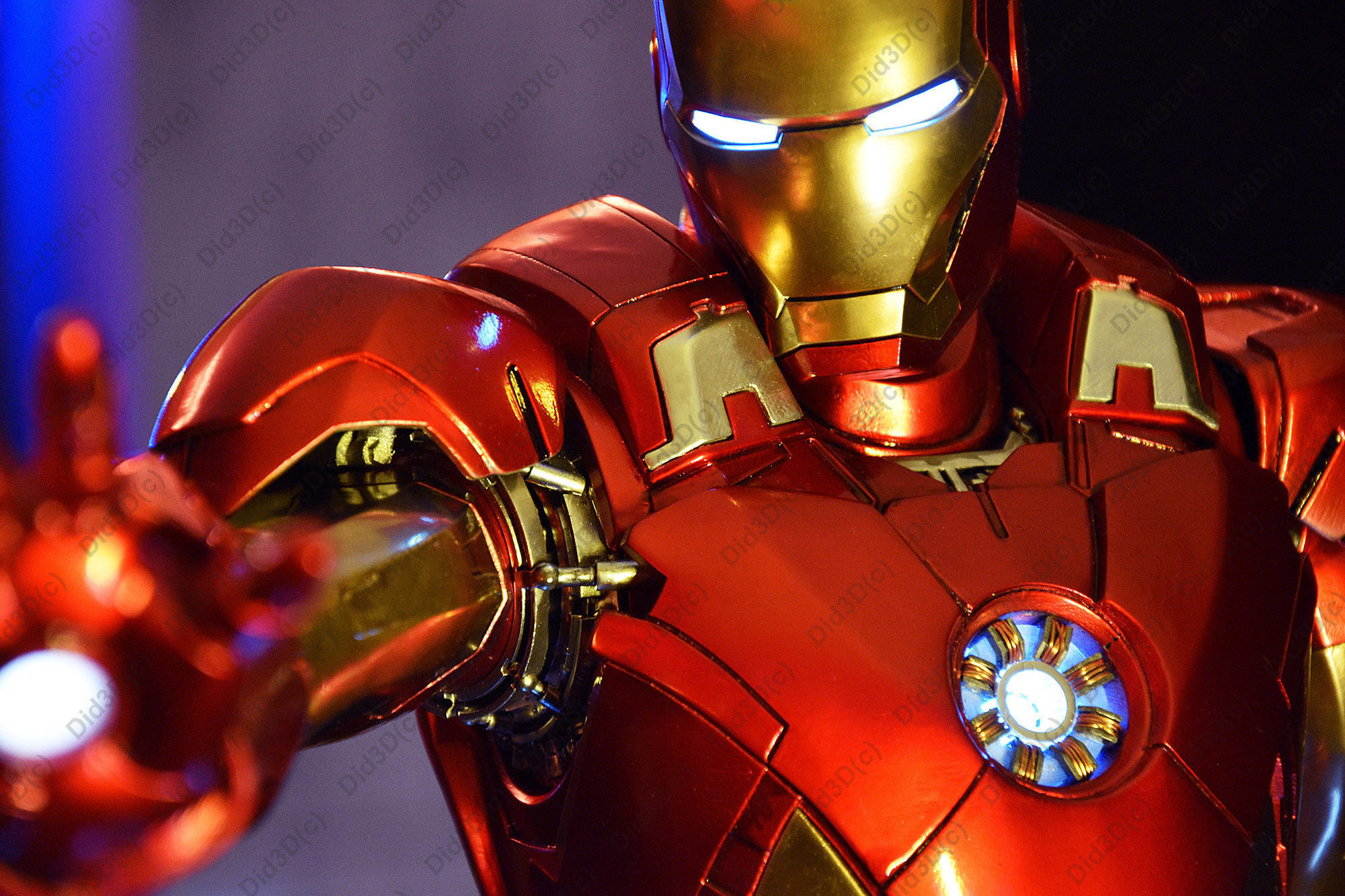 IRON MAN Mark 7 HQ 62cm 1-3Scale 3D Print Ready 3D print model_6