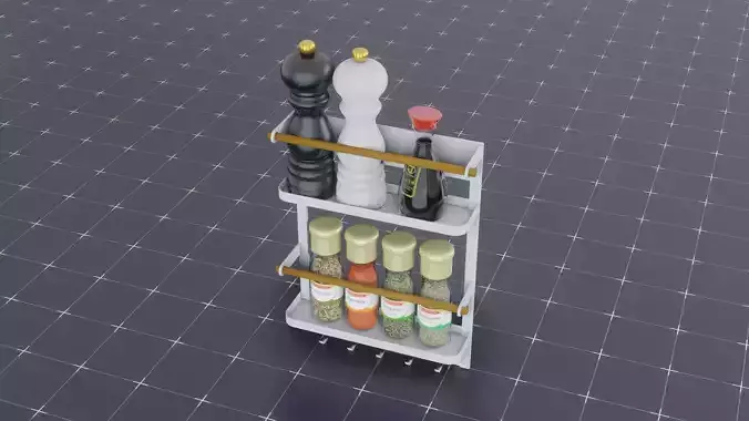 Spice Rack 3D model