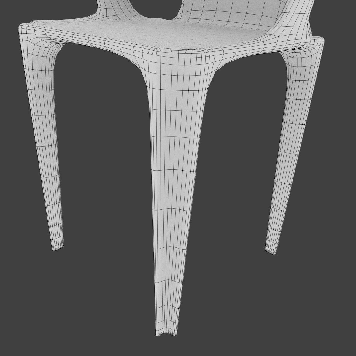 Chair Free low-poly 3D model_7