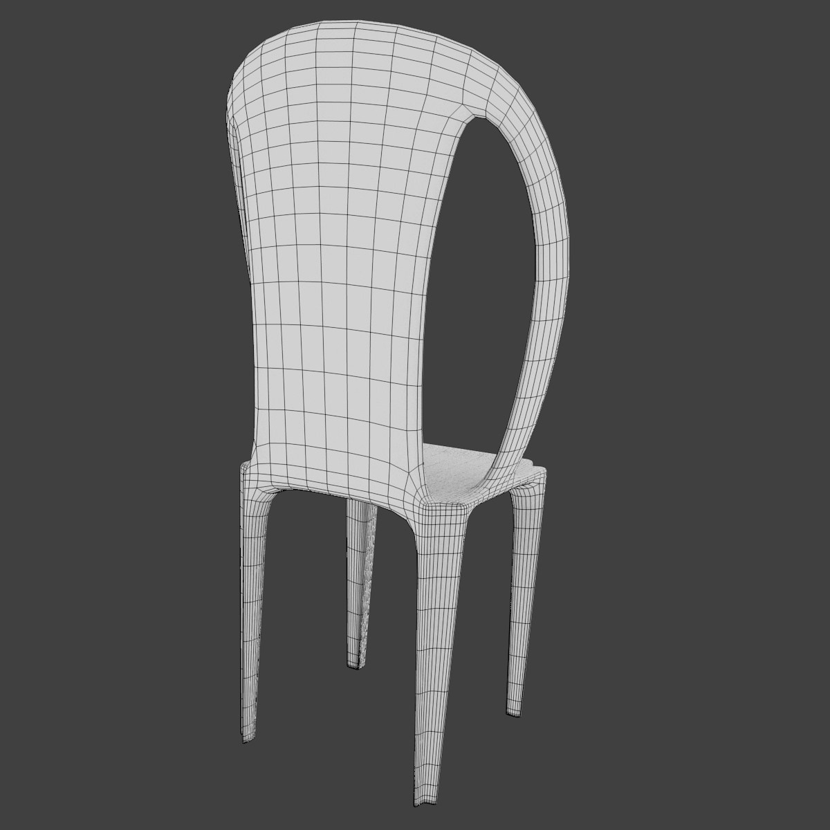 Chair Free low-poly 3D model_8