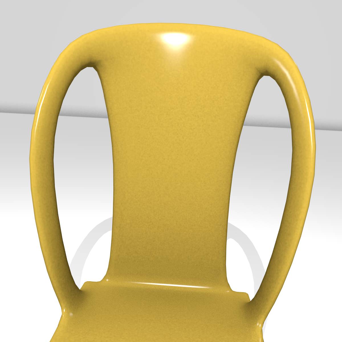 Chair Free low-poly 3D model_4