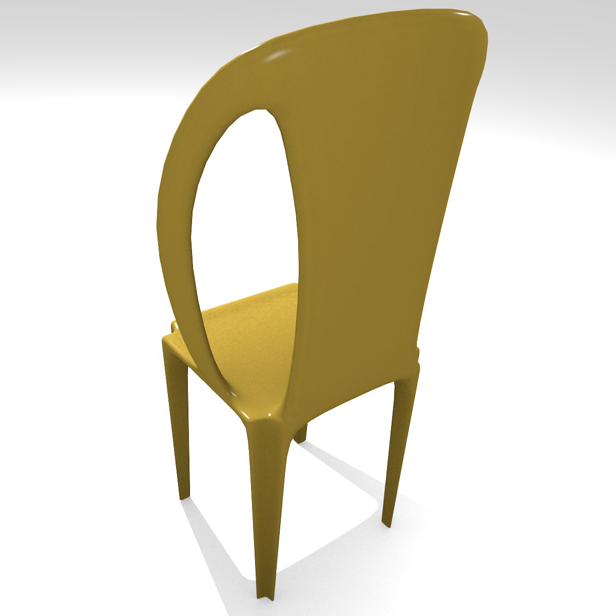 Chair Free low-poly 3D model_3