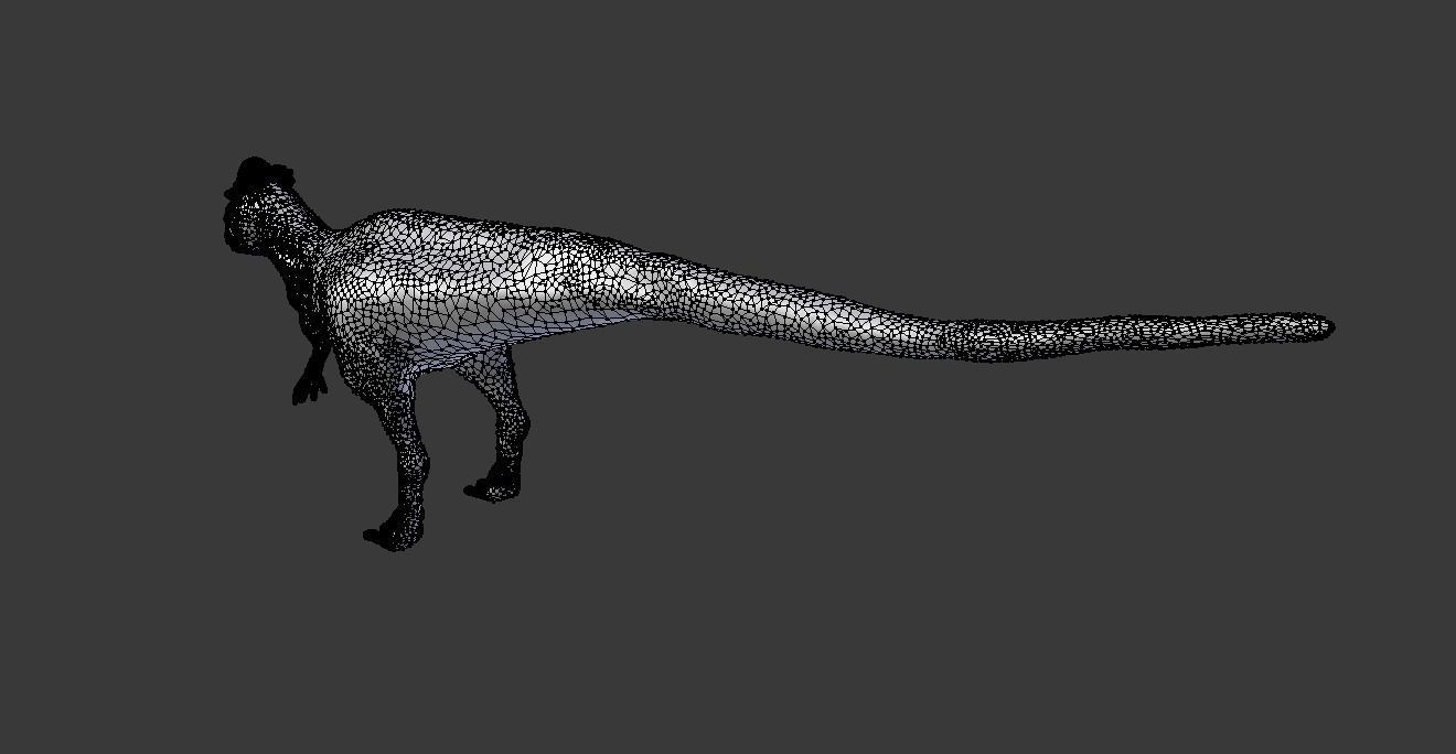 pachycephalosaurus dinosaur 3D model_6