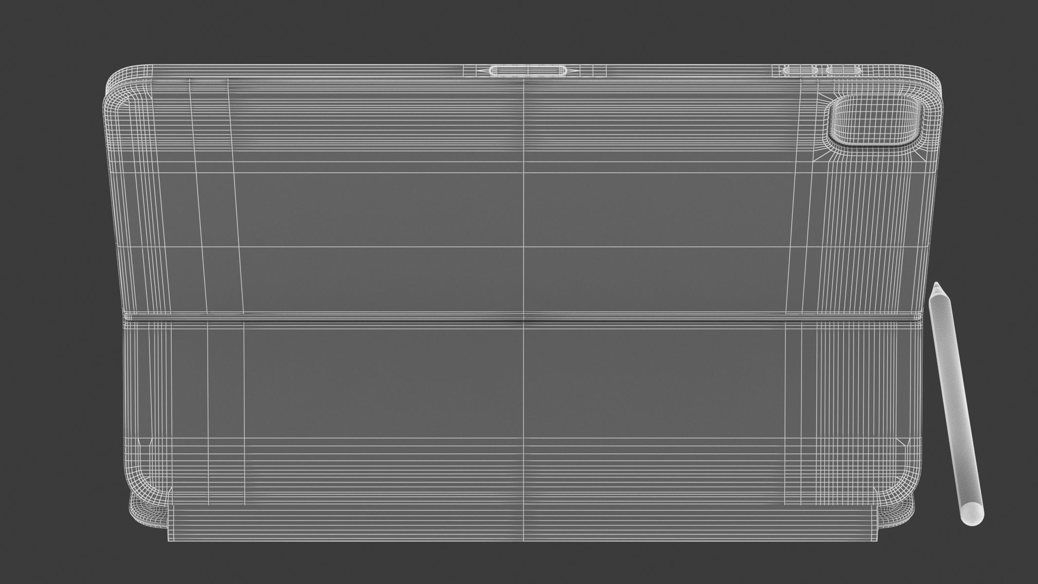 Apple iPad Pro 11-inch and Magic Keyboard 2020 3D model_14