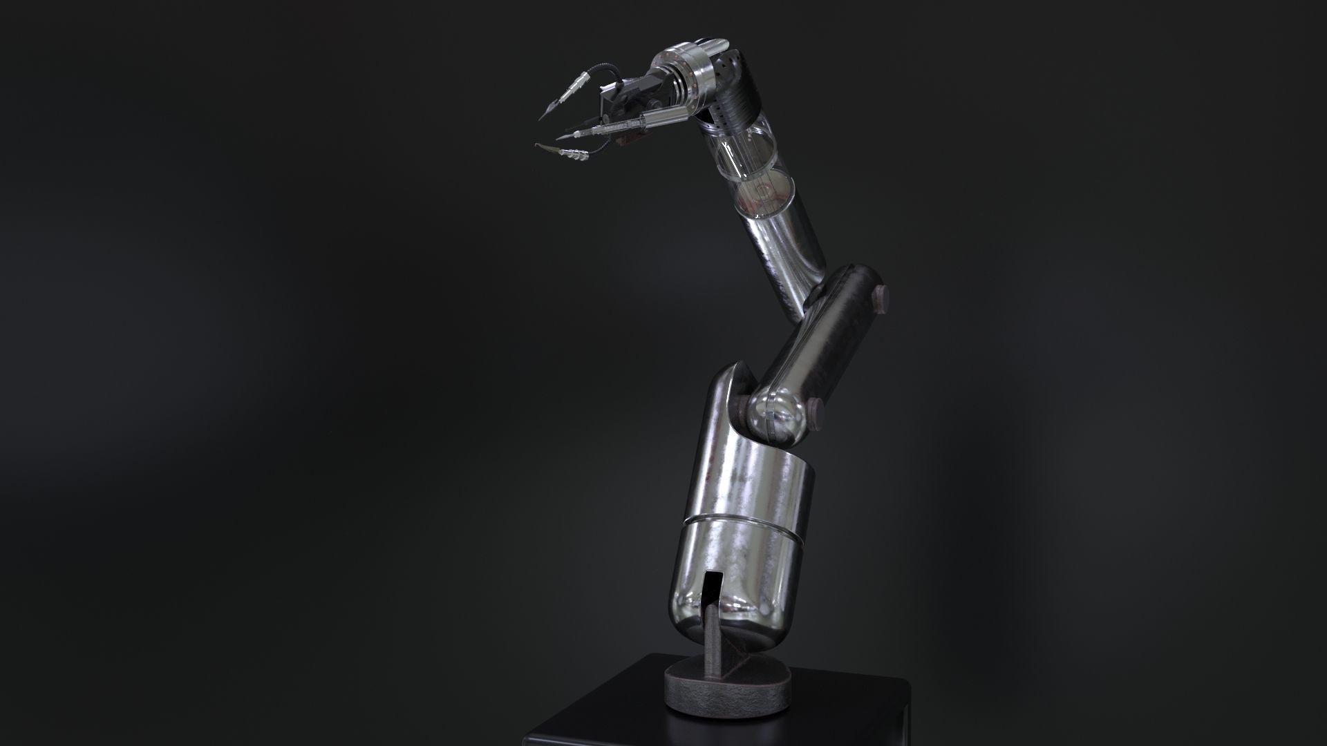 Robotic Arm Rigged 3D model_4