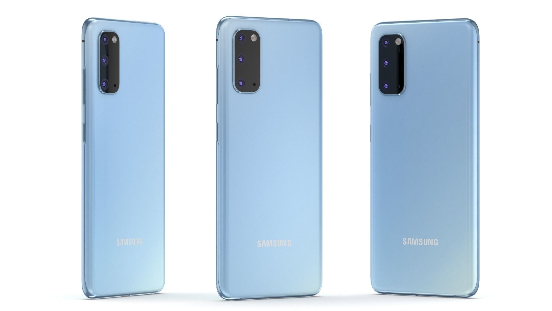 Samsung Galaxy S20 Series Collection 3D model_12