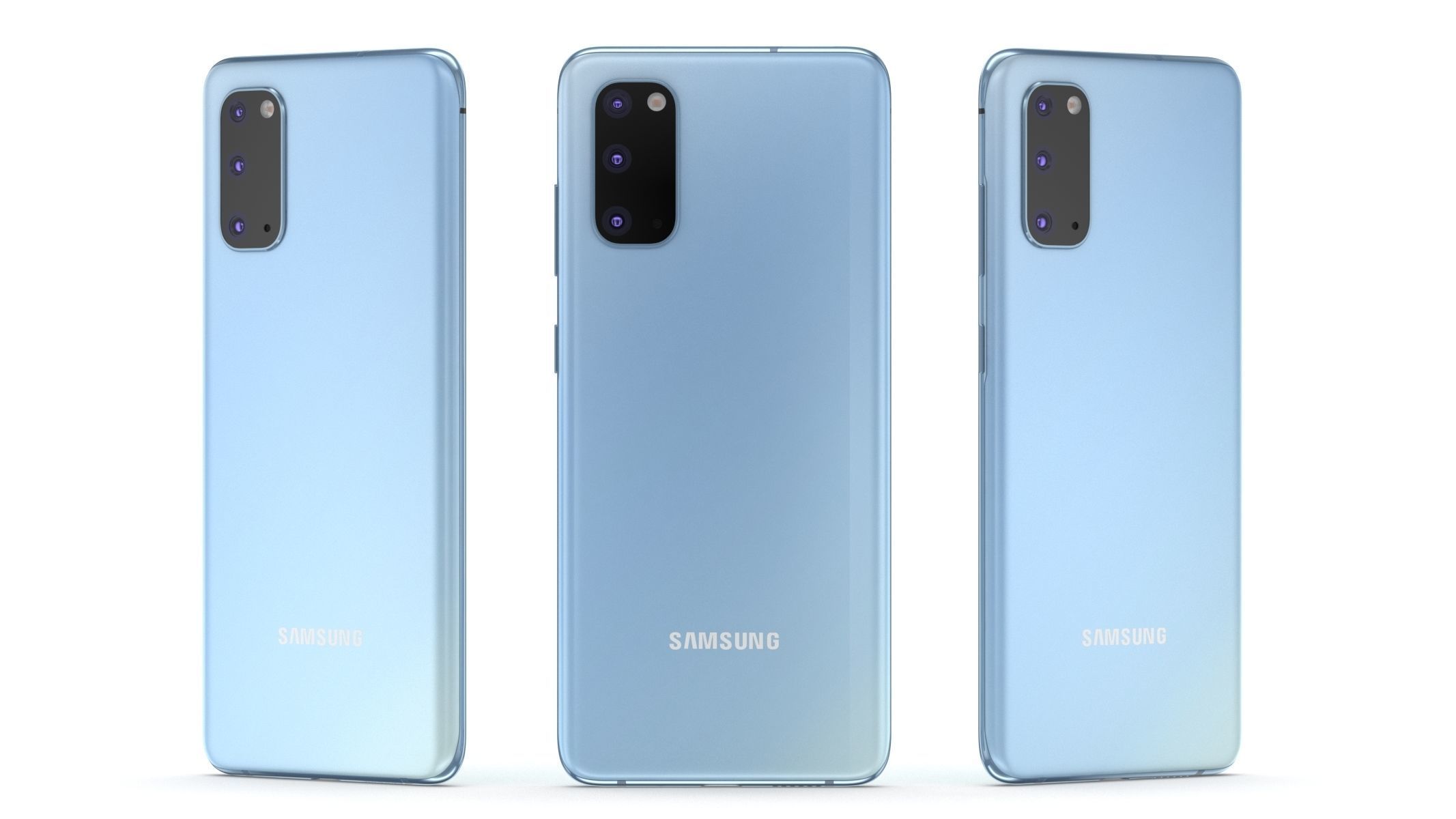 Samsung Galaxy S20 Series Collection 3D model_10