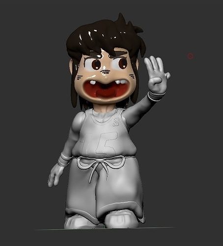  Dasshu Kappei Gigi La Trottola  Free 3D print model