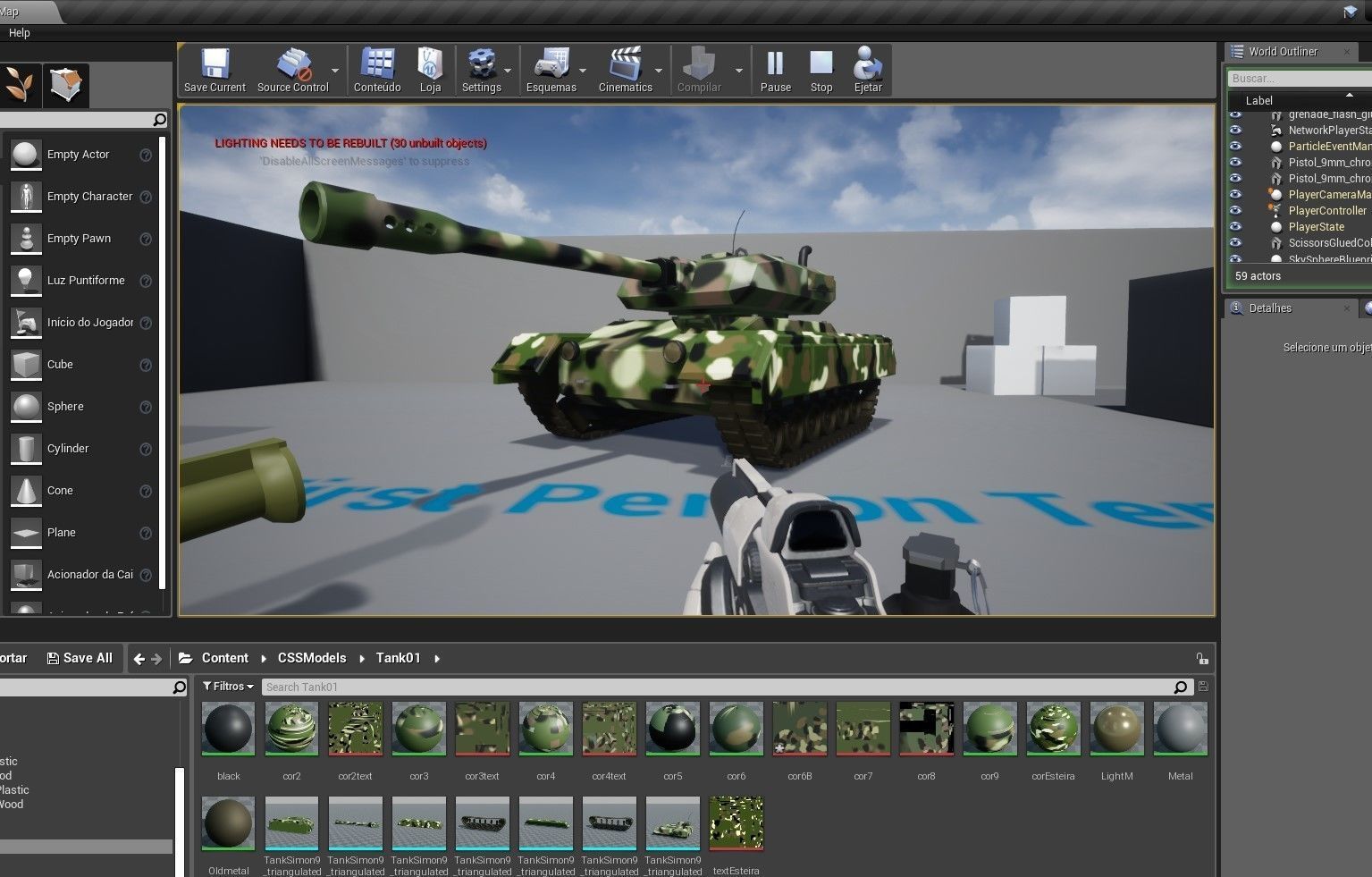 War Tank - Jungle Camouflage - Tanque de Guerra 3D model_4