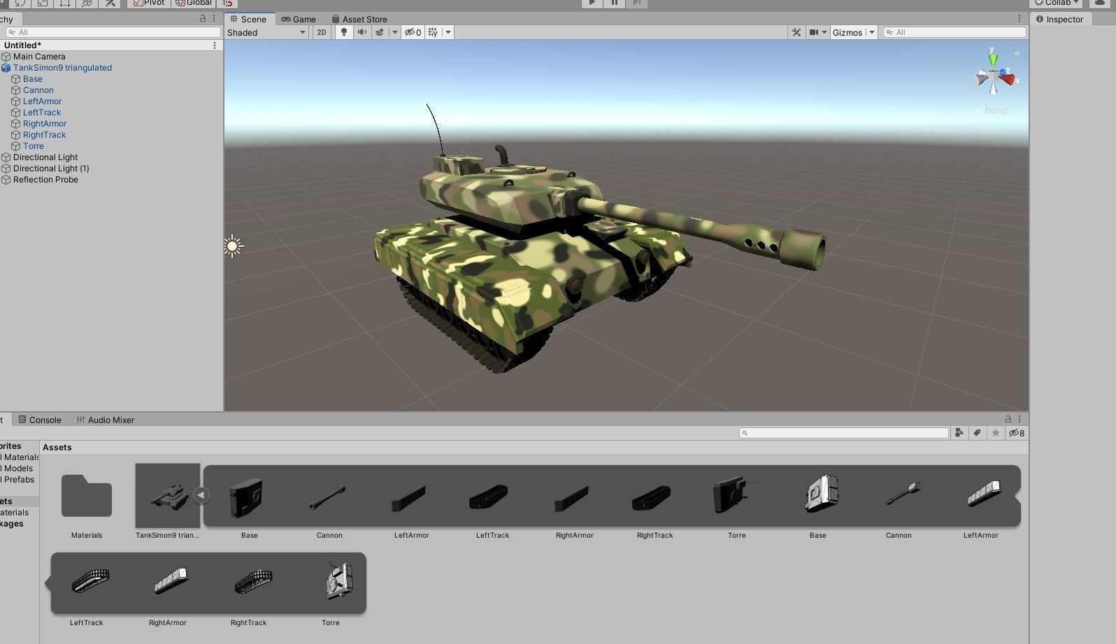 War Tank - Jungle Camouflage - Tanque de Guerra 3D model_26