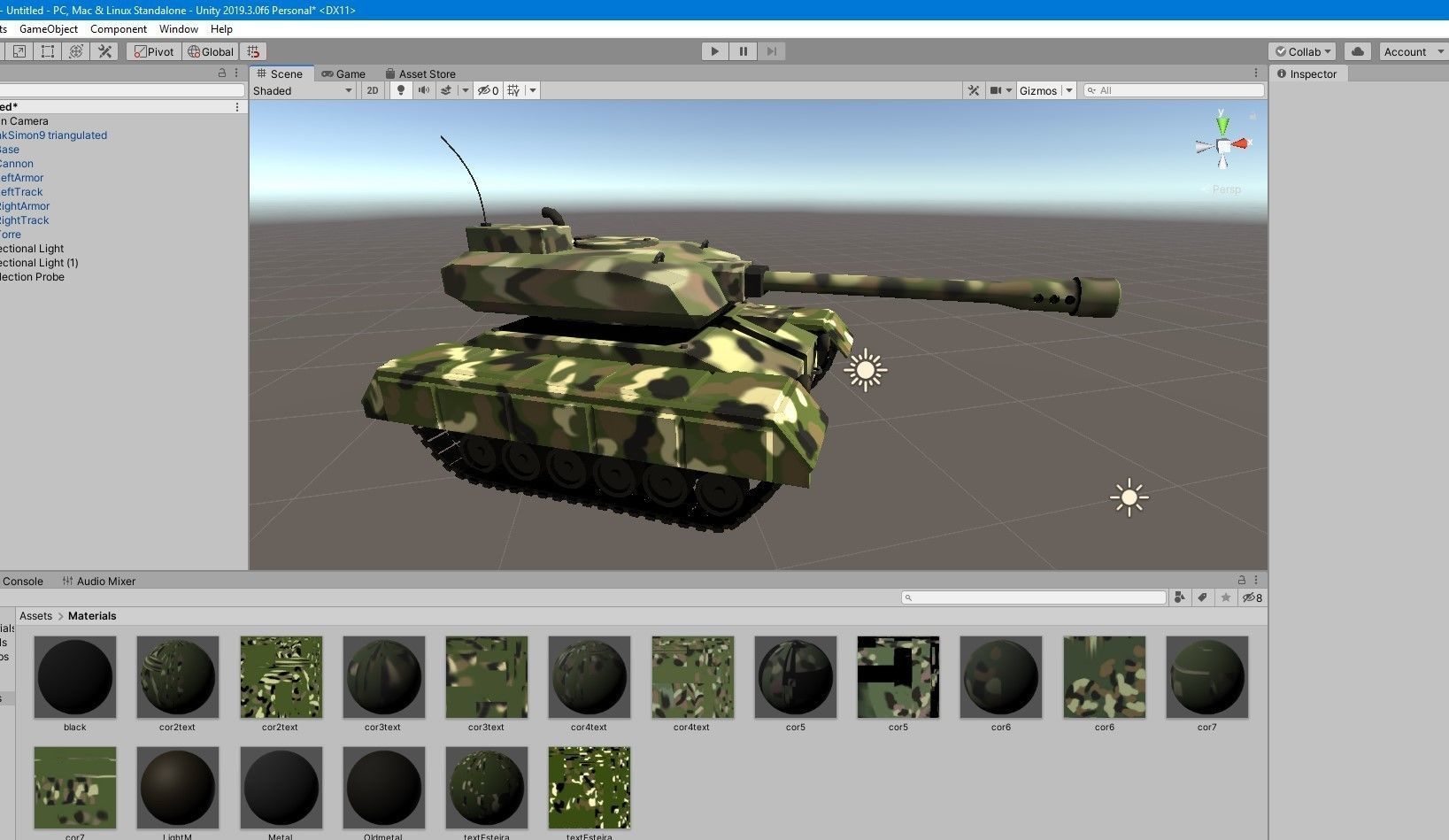 War Tank - Jungle Camouflage - Tanque de Guerra 3D model_5